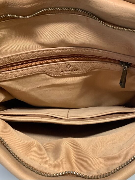 Aspen Tan Leather Backpack main image 5